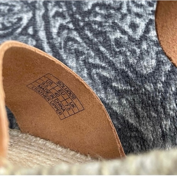 Soludos Minorca High Platform Sandal in Nude Size US 9.5 - Picture 10 of 13